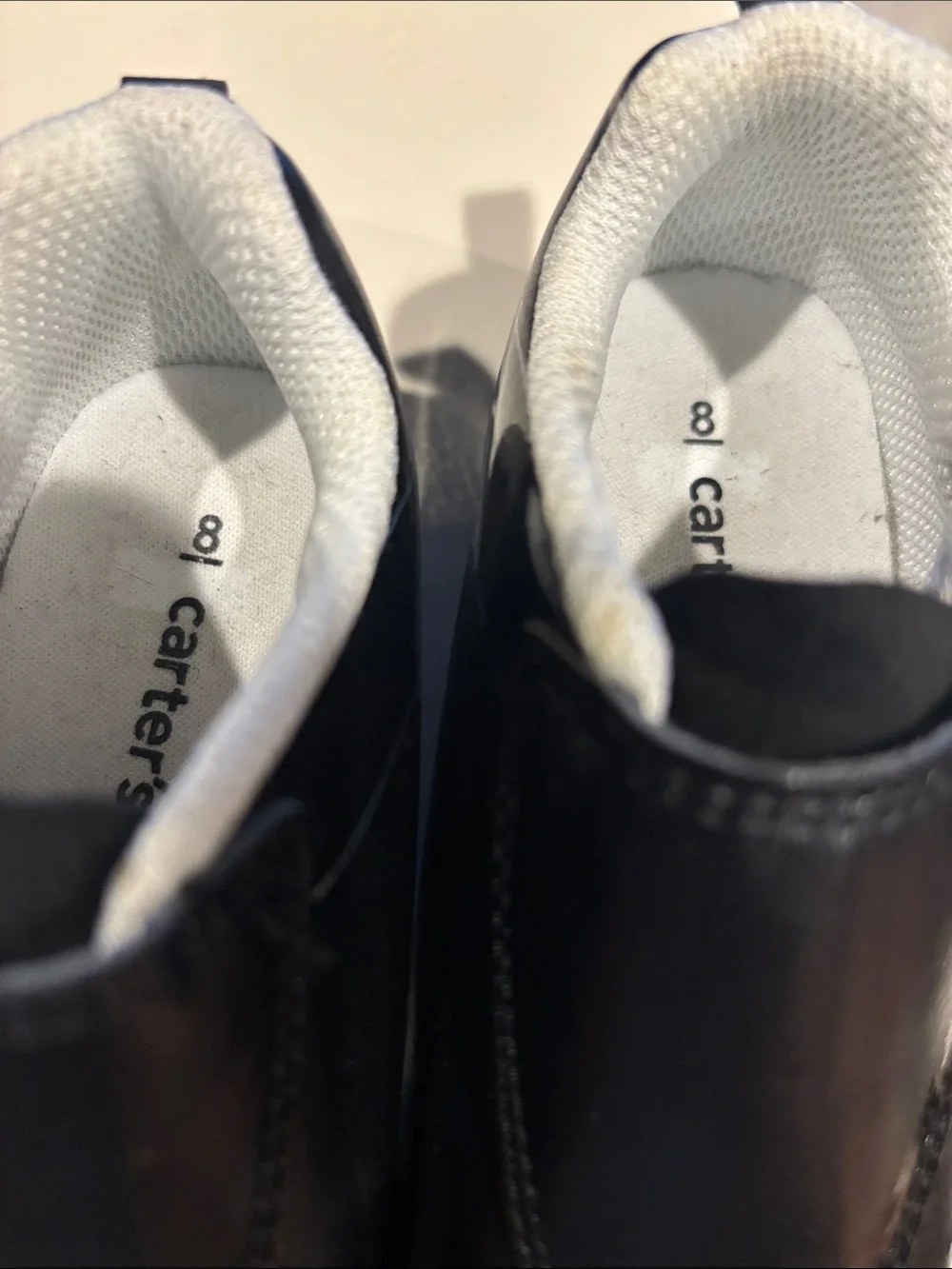 Carter's Black and White Kids Soccer Cleats